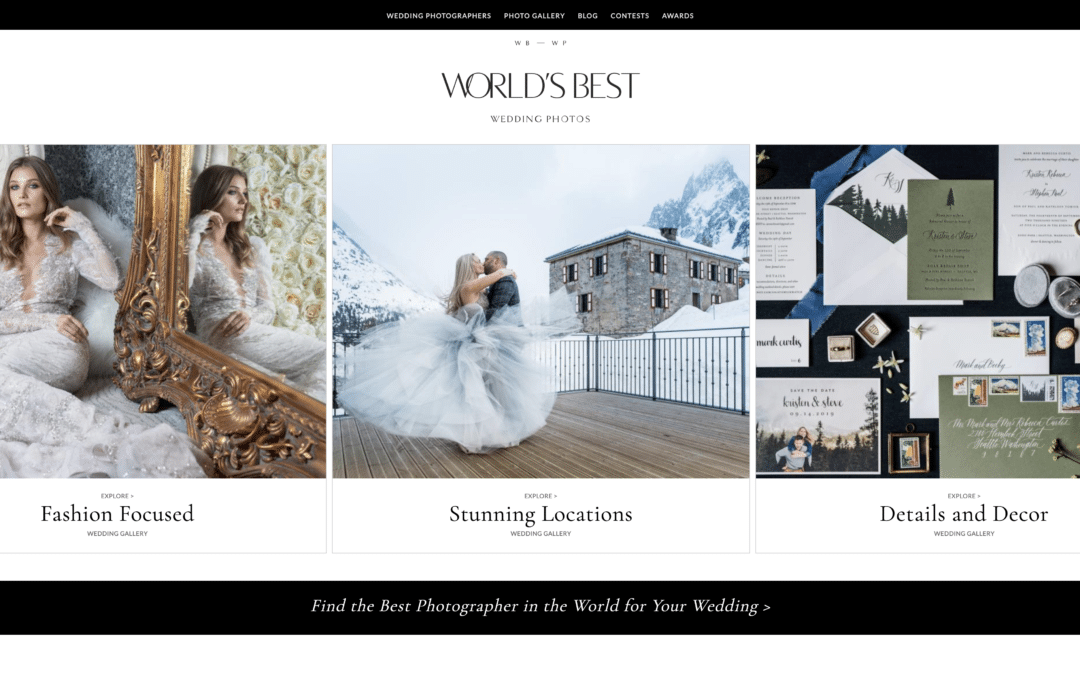 World’s Best Wedding Photographer