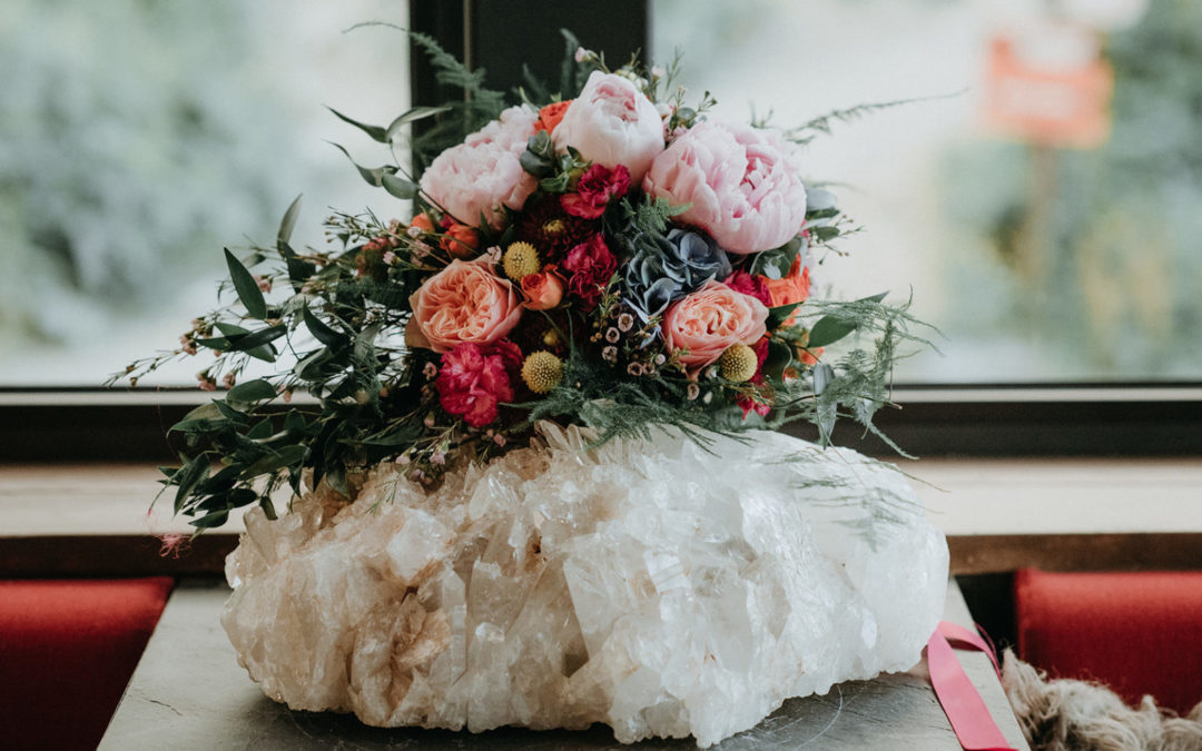 glacier flowers florals bouquet