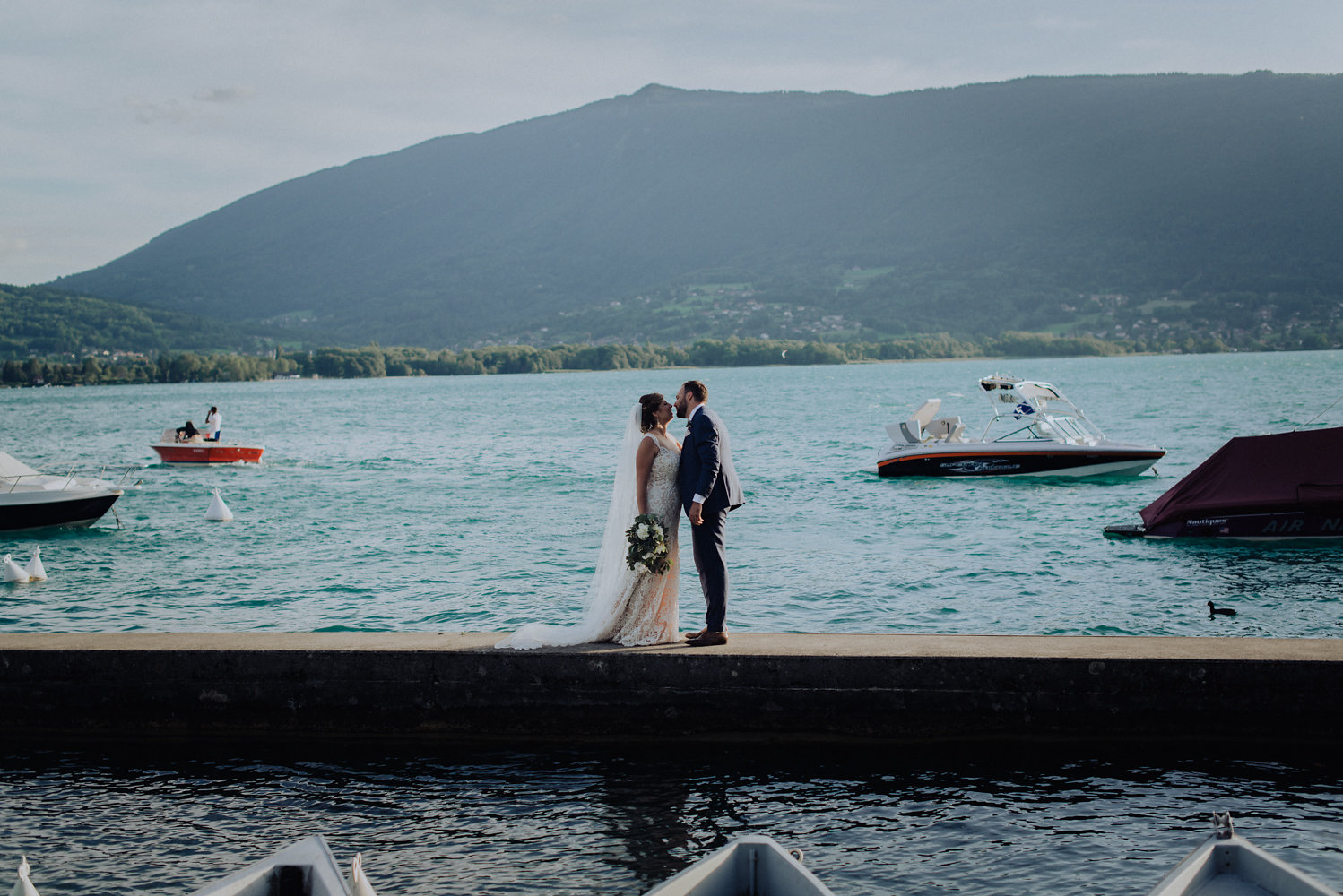 lake annecy france couple Annecy Lakeside Soiree