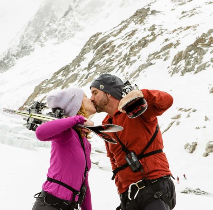 Saying I do at altitude!