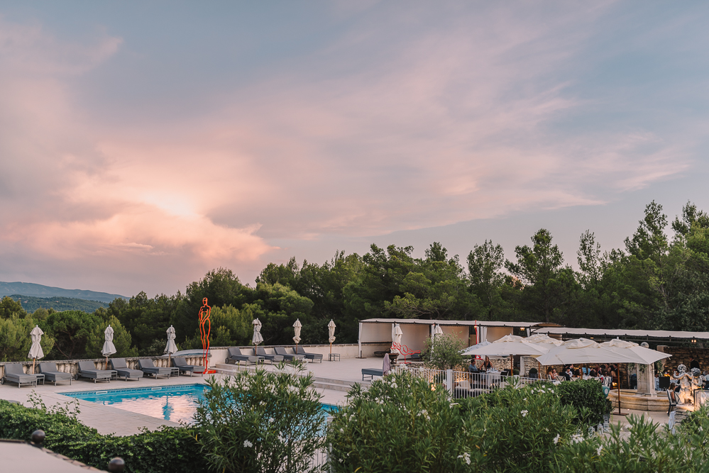 restaurant provence sunset france